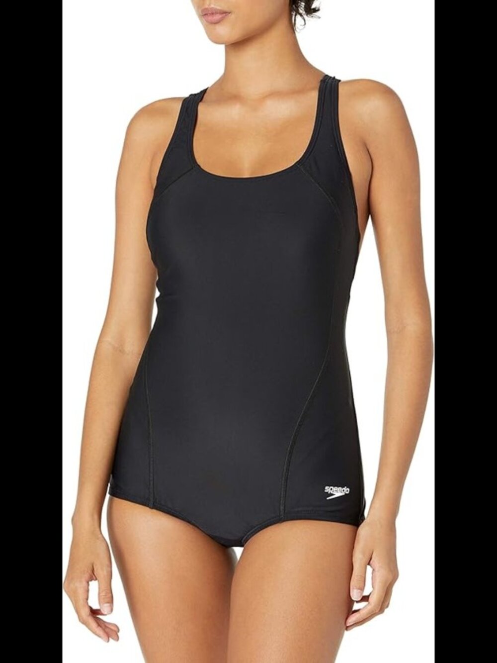NWT speedo Women's Swimsuit One Piece PowerFlex Princess Seam Ultraback SZ 6